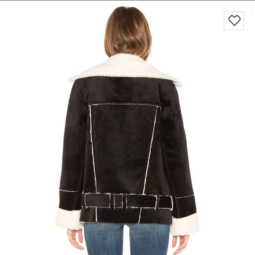 Revolve Black & White Jacket - Picture 3 of 5